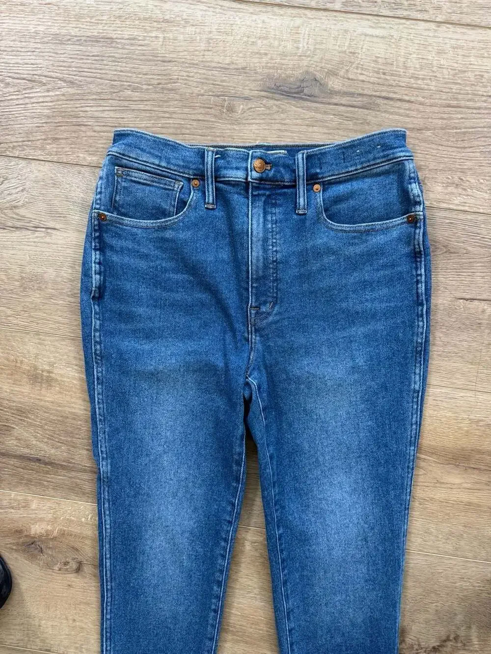 Madewell 10” High Rise Skinny Jeans Size 30 Medium Wash Stretch Denim